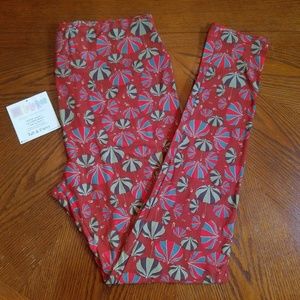 Lularoe TC Legging Plus Tall Curvy Umbrella Print